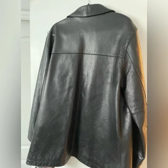 Vintage 90’s Banana Republic Leather Jacket - Picture 3 of 4